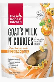 HONEST KITCHEN GOAT MILK AND COOKIE PUMPKIN SLOW BAKED TREAT 8 OZ