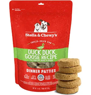 STELLA AND CHEWYS FD DUCK PATTIES 14 OZ