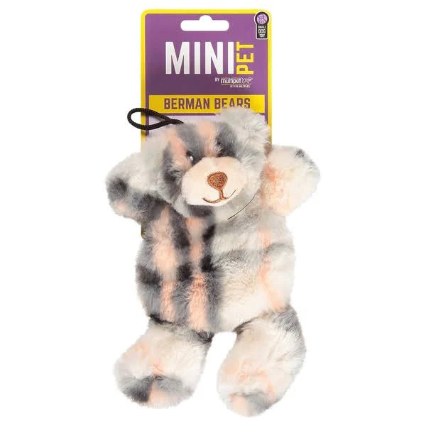 MULTIPET DOG TOY  BERMAN BEAR 7"