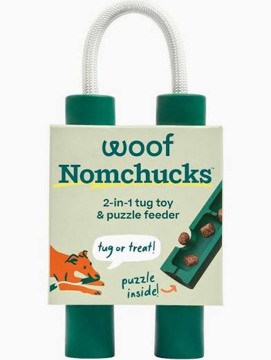WOOF DOG TOY FORAGER NOMCHUCKS