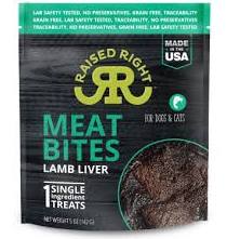 Raised Right Single Protein Liver Chip Treats