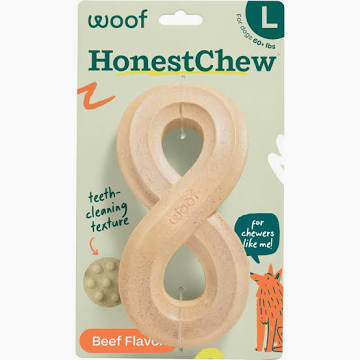 WOOF DOG TOY HONESTCHEW INFINITY BONE
