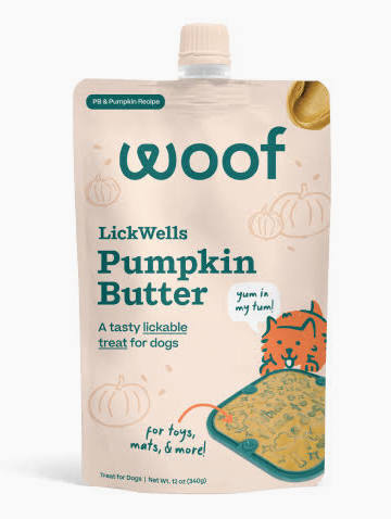 WOOF DOG TREAT LICKWELLS 12 OZ