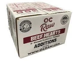OC RAW FROZEN BEEF HEARTS 2 LB