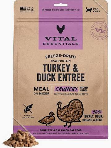 VITAL ESSENTIALS CAT FOOD MICRO NIBS