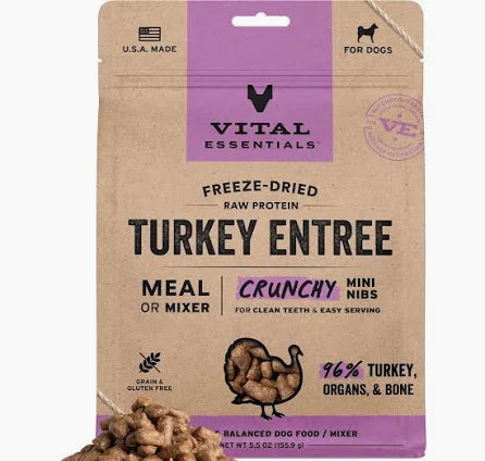 Vital Essentials Freeze-dried Raw Rabbit Entree Crunchy Cat Food