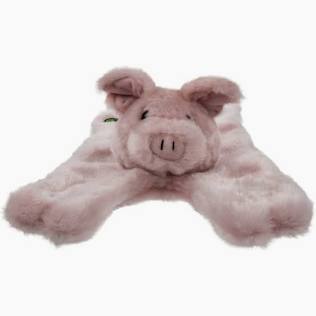 PETWISE DOG TOY GODOG FLATZ PIG LARGE HOLISTIC PET CUISINE BOCA RATON