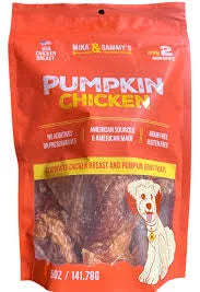 MIKA & SAMMY’S PAW LICKIN PUMPKIN CHICKEN BREAST 5 OZ
