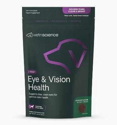 VETRISCIENCE EYE & VISION DOG CHEW SUPPLEMENT