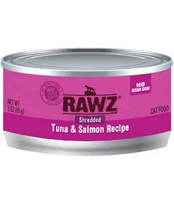 RAWZ CAT CAN SHREDDED TUNA & SALMON 5.5 OZ
