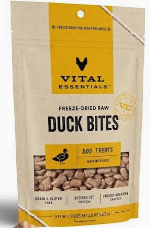 Vital Essentials Freeze-dried Raw Duck Bites