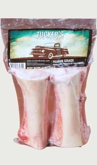 TUCKERS DOG TREAT FROZEN BONE BISON 4" 2 PK
