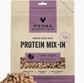 VITAL ESSENTIALS DOG MIX IN MINI NIBS TURKEY 18 OZ