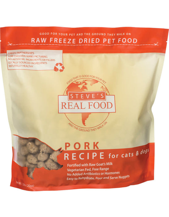 Steve's Dog & Cat Food FD Nuggets 20 oz