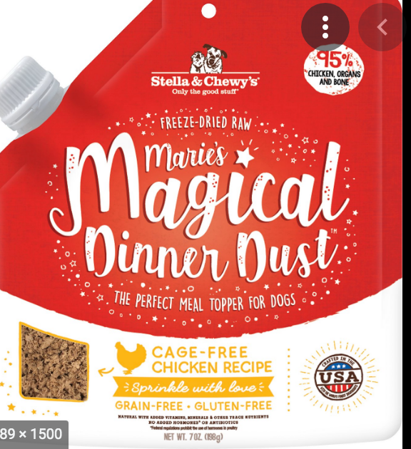 STELLA & CHEWYS MARIE’S MAGICAL DINNER DUST CHICKEN 7 OZ