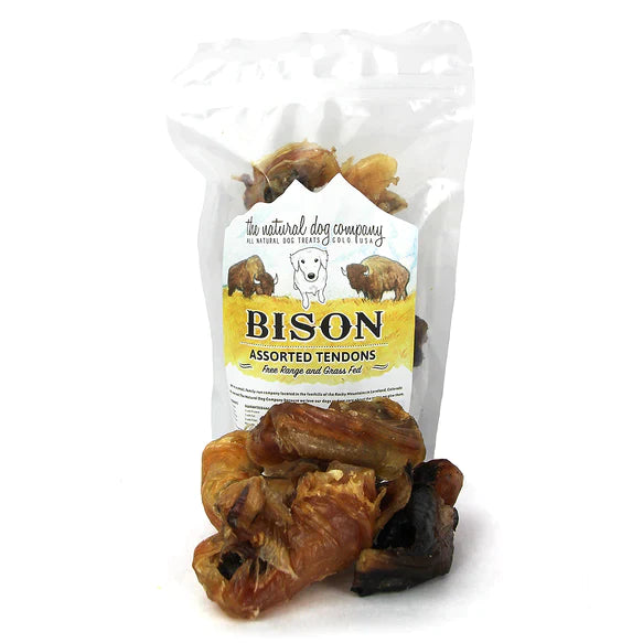 Tuesday's Natural Dog Company Assorted Bison Tendons - 6 oz