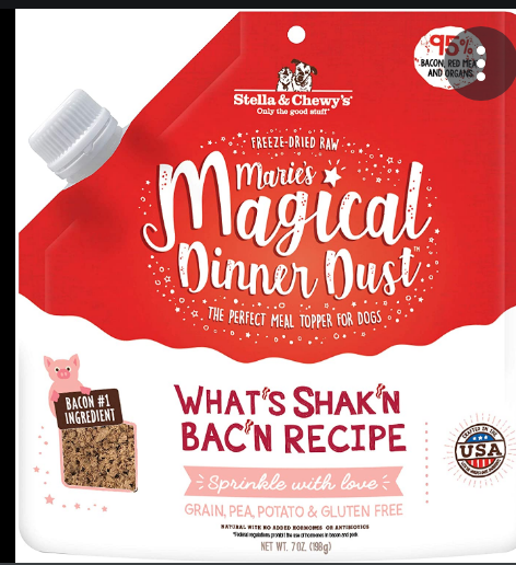 STELLA & CHEWYS MARIE’S MAGICAL DINNER DUST BACON 7OZ